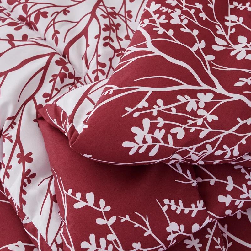 Spirit Linen 6-Piece Foliage Reversible Comforter Set