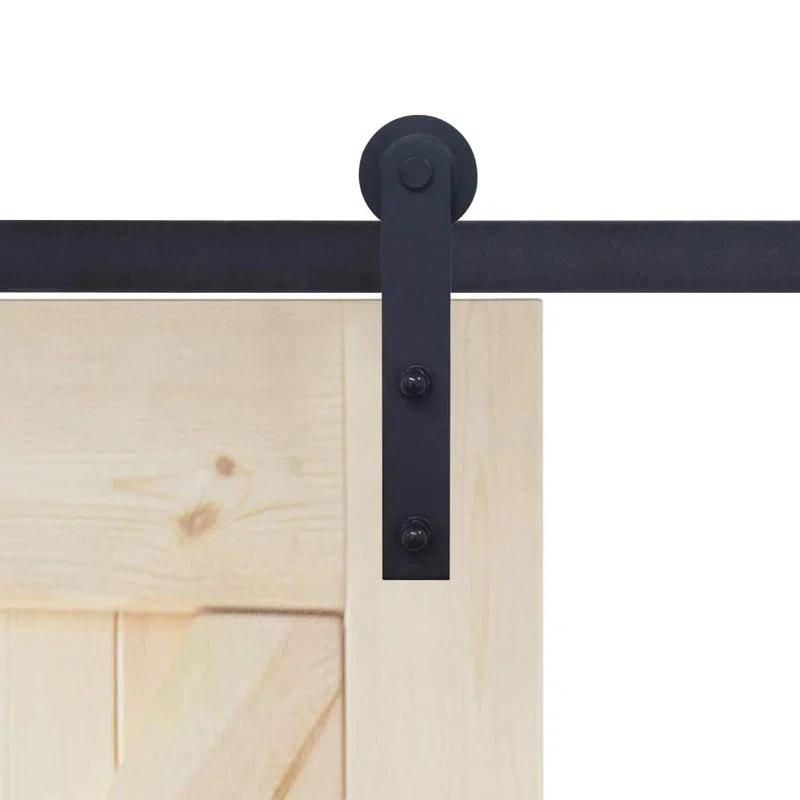 Watchmen Straight Design Standard Double Track Barn Door Hardware Kit