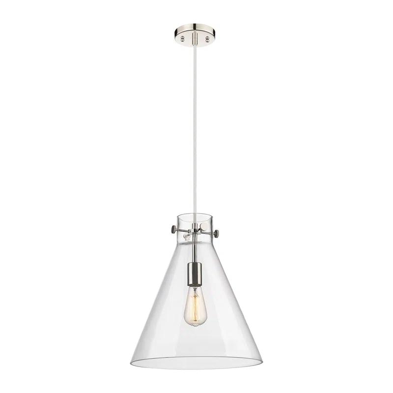 Innovations Lighting Newton Cone 1 Light 14" Cord Hung Pendant | Wayfair
