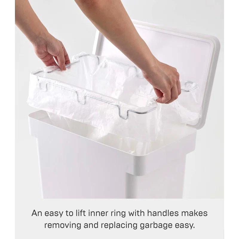 Yamazaki Home Tower 6.6 Manual Lift Trash Can