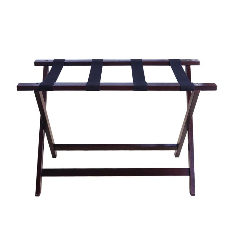 ROTSEN FURNITURE LLC. Heavy Duty Solid Wood Extra Wide Luggage Rack