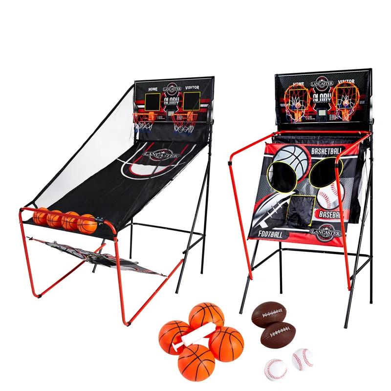 Lancaster Gaming Lancaster Gaming 2 Player Basketball Arcade Game with 3 Games Included