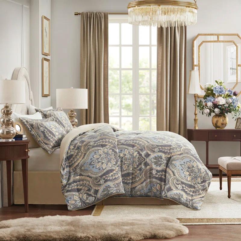 Croscill Croscill Julius 4 Piece Chenille Jacquard Comforter Set