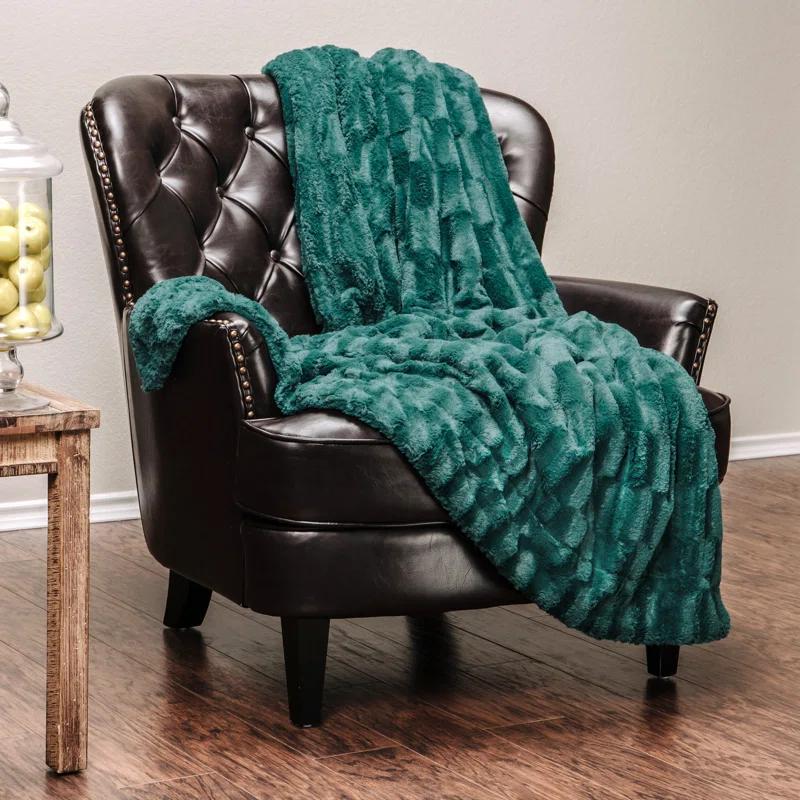 Chanasya Faux Fur Throw