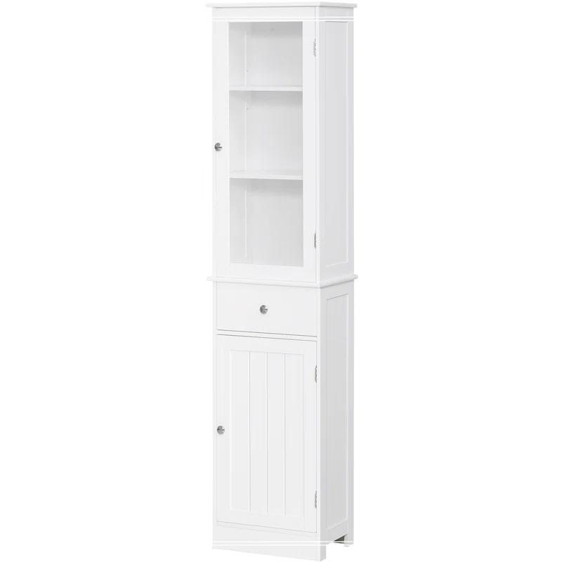 NRANTUM kleankin Slim Bathroom Storage Cabinet, Tall Bathroom Cabinet