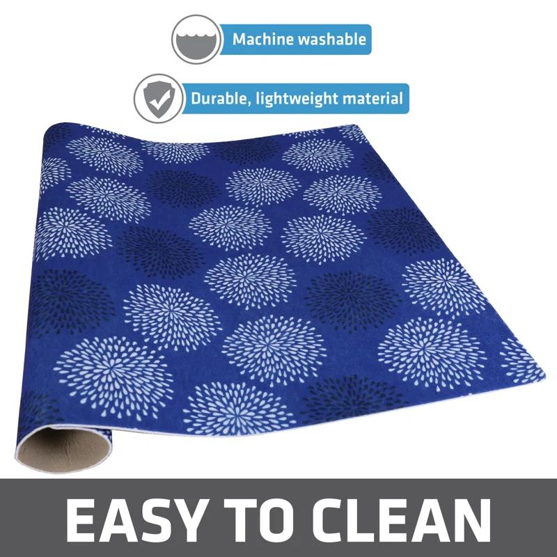 Drymate XL Dish Drying Mat, Kitchen Drip Pad - Absorbent, Waterproof, Slip-Resistant, Machine Washable (19" x 24") (Medicine Blue) (USA Made)