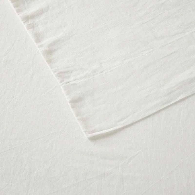 Madison Park Linen Blend 4 Piece Sheet Set