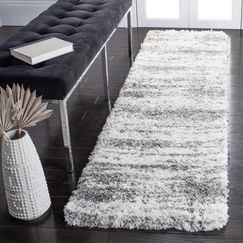 Foundry Select Ashleigh-Louise Shag 800 Performance Striped Rug