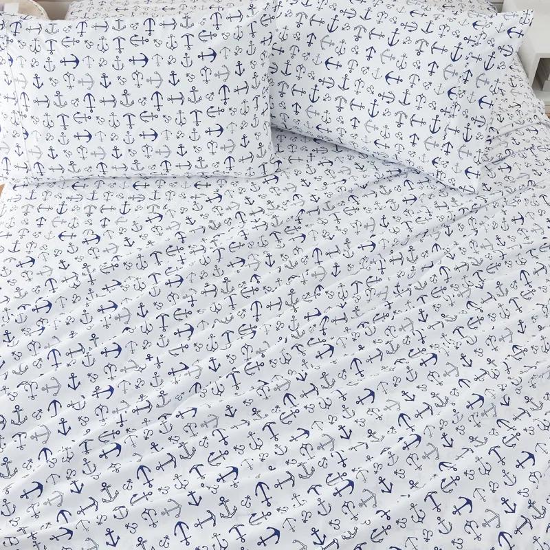 FreshFolds Ultra Soft Coastal Printed Microfiber Sheet Set
