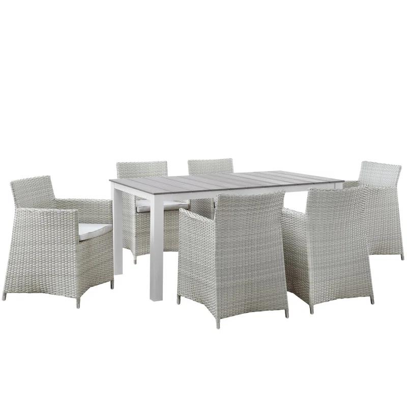 Modway Modway Junction 7-Piece Outdoor Patio Dining Set with Cushion