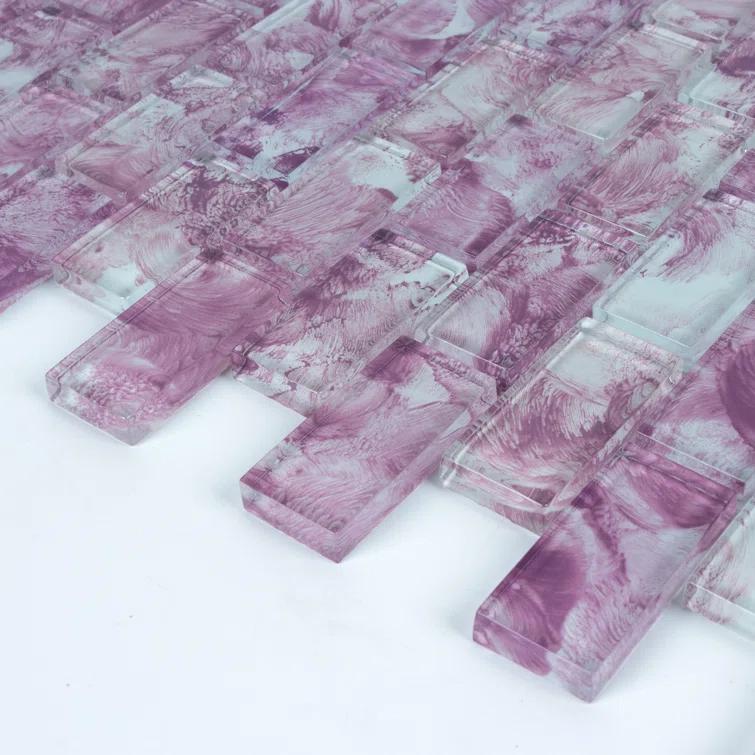 WS Tiles® Swimming Pool Series 1" x 2" Straight Edge Glass Mosaic Tile