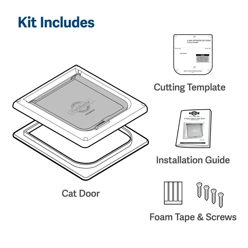 PetSafe® Interior 2-Way Locking Cat Door