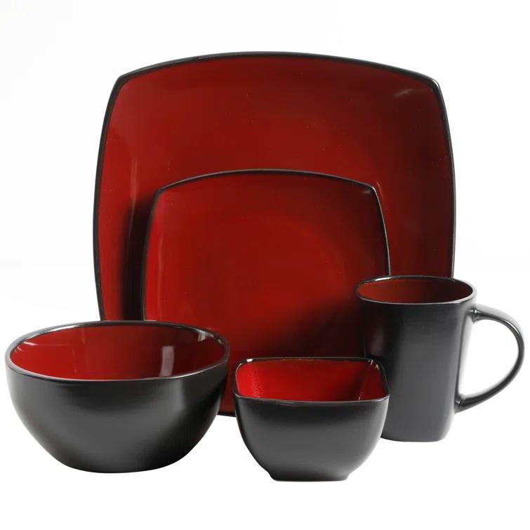 Gibson Gibson Soho Lounge Red 40 Piece - 128138.40R