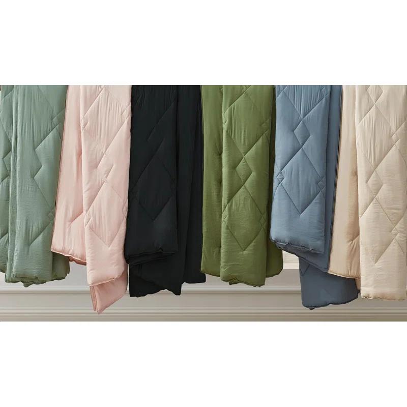 Chezmoi Collection Logan Solid Comforter Set
