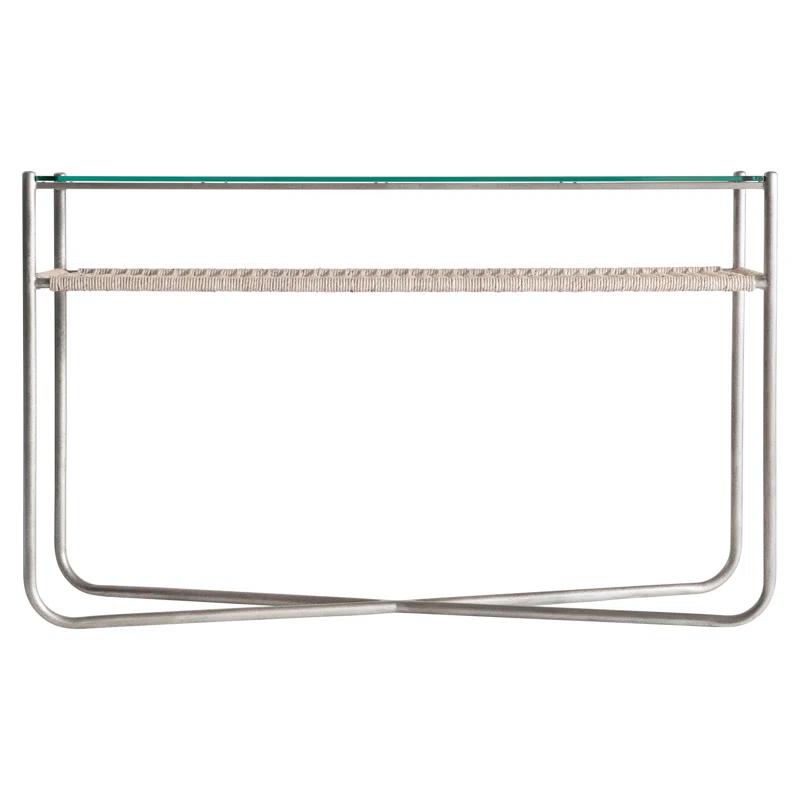Bernhardt Kendo 56.25'' Glass Top Console Table