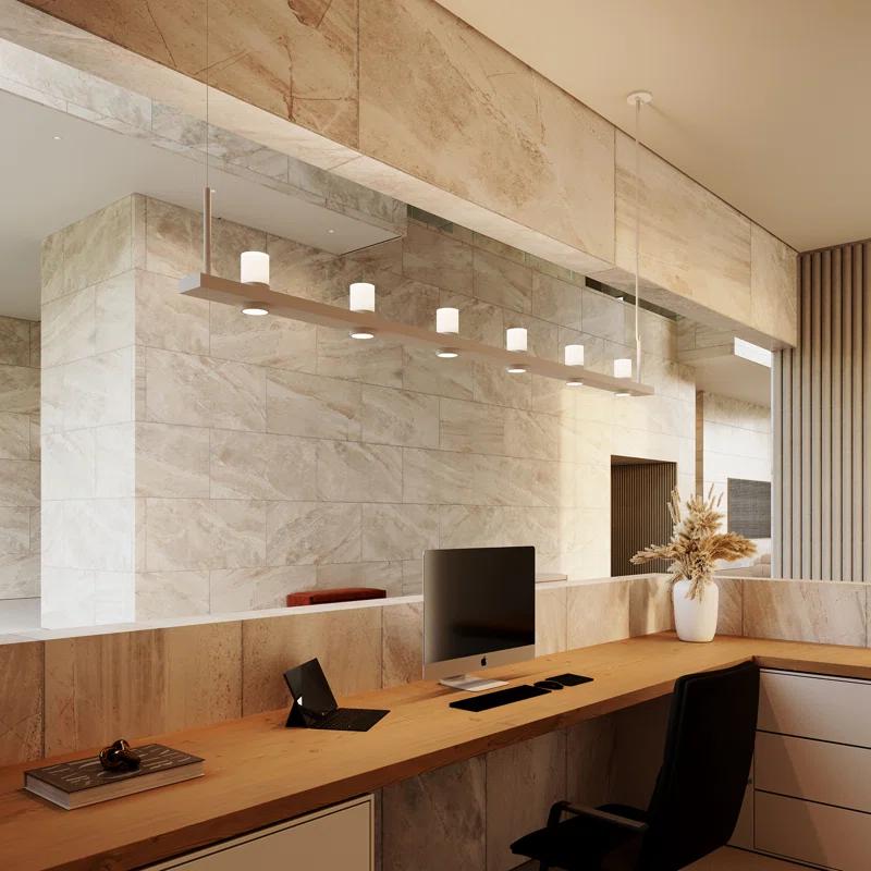 Intervals® 6 - Light LED Kitchen Island Pendant