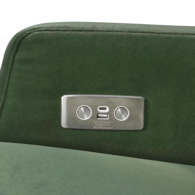 Crewe Electronic Recliner and Swivel Glider in Eco-Performance Fabric
