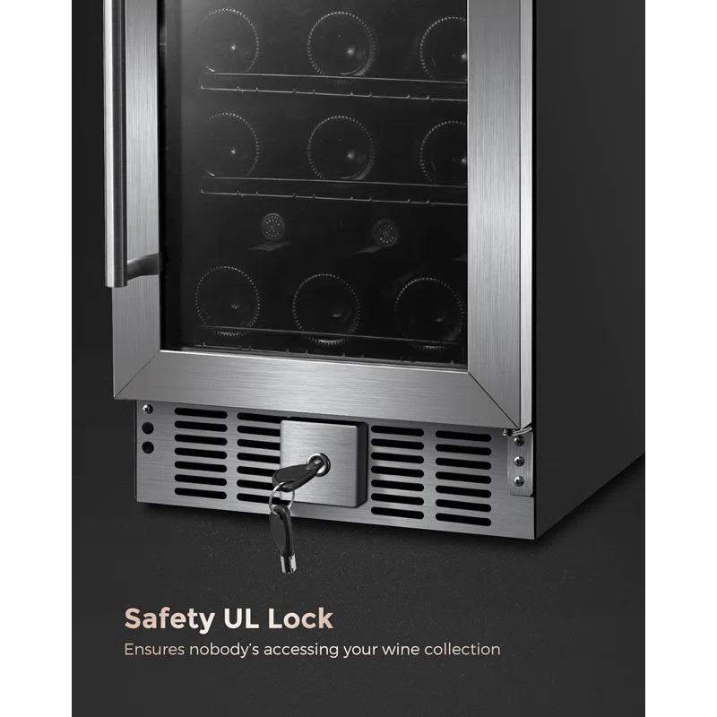 Northair Northair Single Zone 14.9'' Built-In 30 Bottle Wine Refrigerator