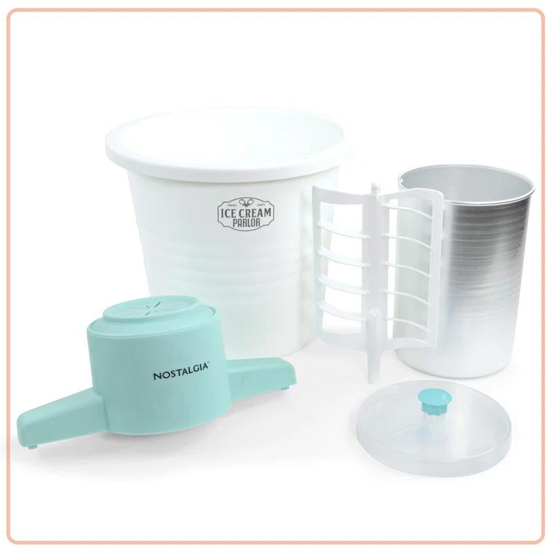 Nostalgia Nostalgia 4-quart Parlor Electric Ice Cream Maker - White