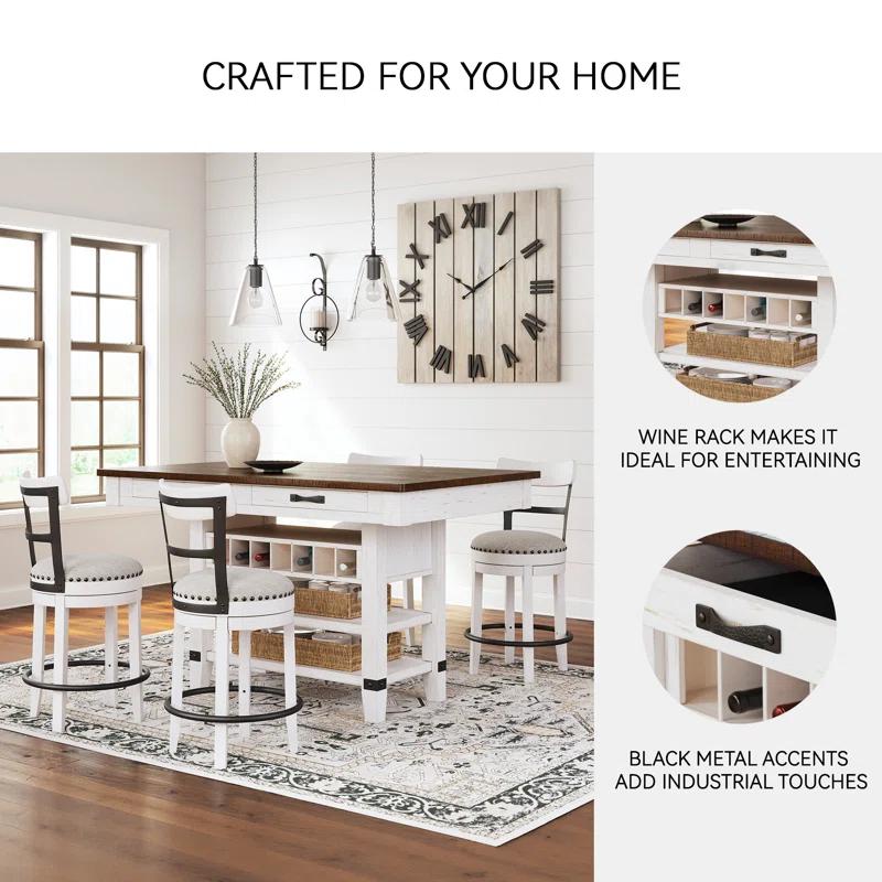 August Grove® Daiah Pine Dining Table