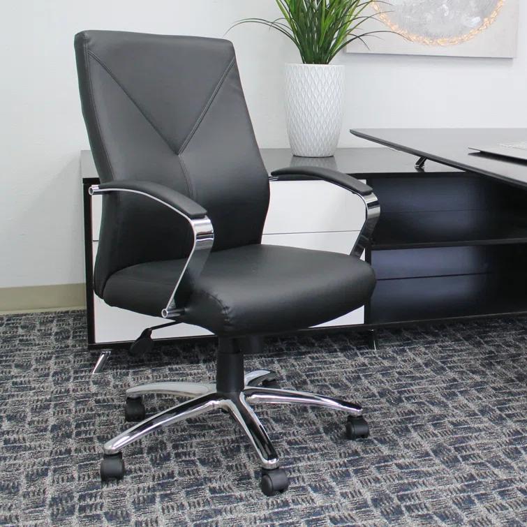 Boss Office Products Leather Conference Chair