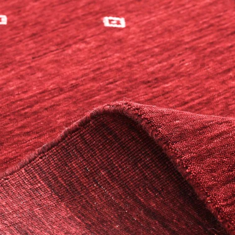Cyrena Hand-Loomed Wool Rug - Red / 6' x 9'