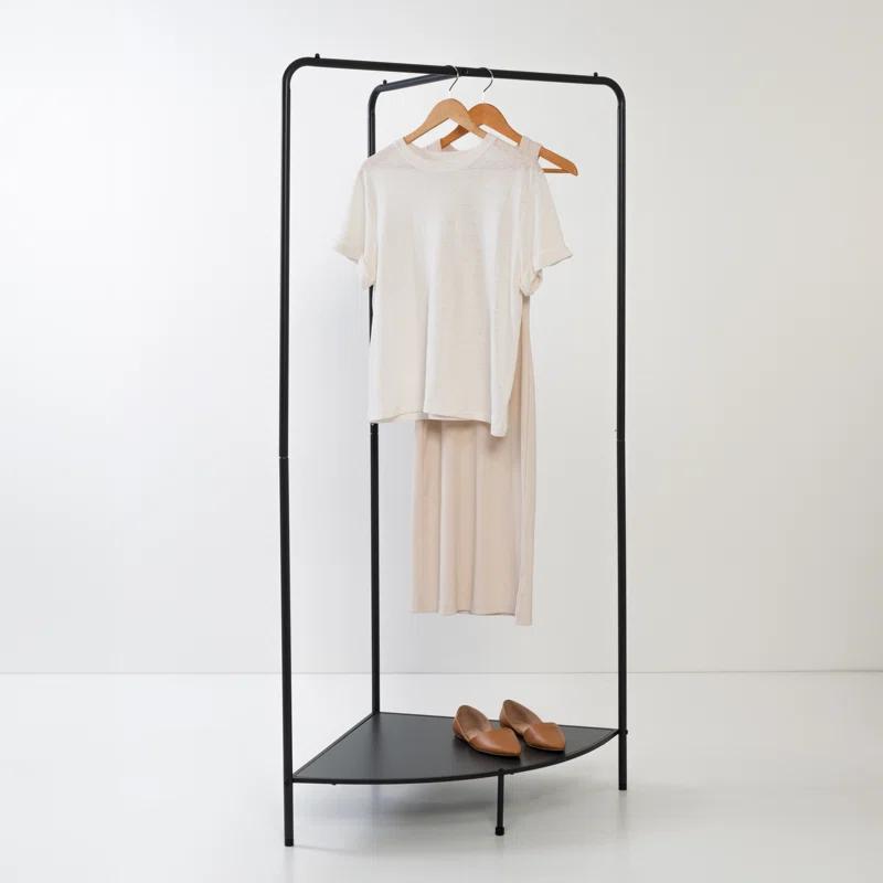 Rebrilliant Mailie 24'' Metal Clothing Rack