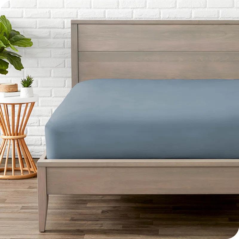 Bare Home Microfiber Fitted Sheet