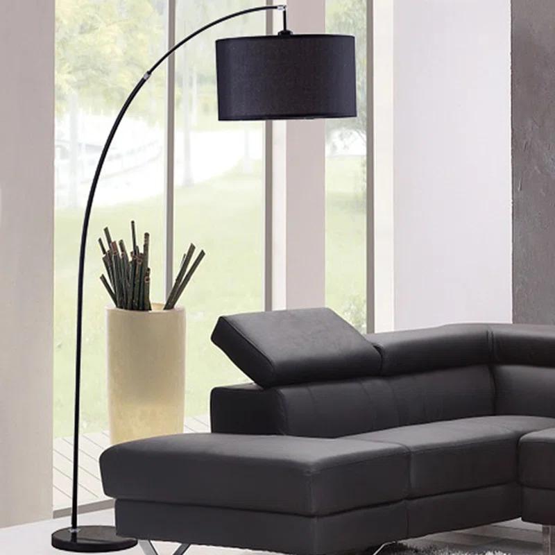 Hokku Designs 86" Tall Metal Floor Arc Lamp "Allegro", and