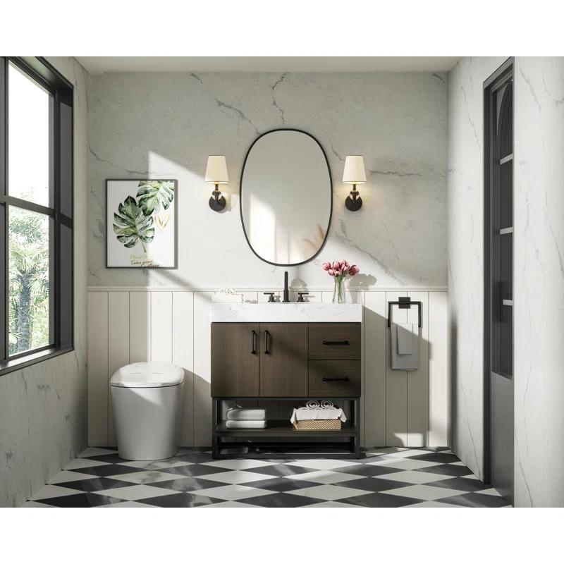 Living District 32 inch Single Bathroom Vanity