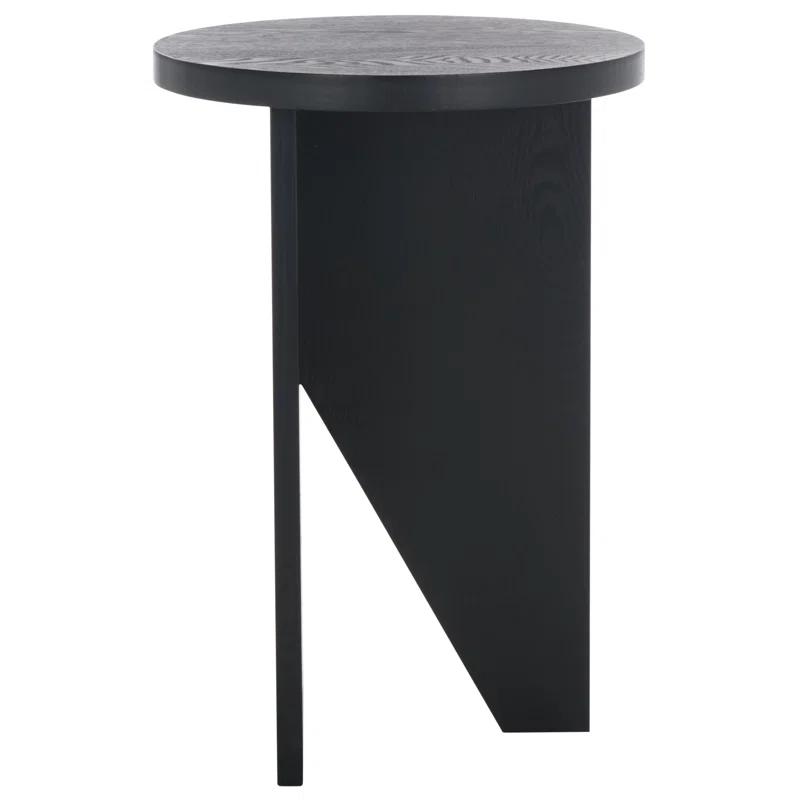 Durante Round Side Table - Black