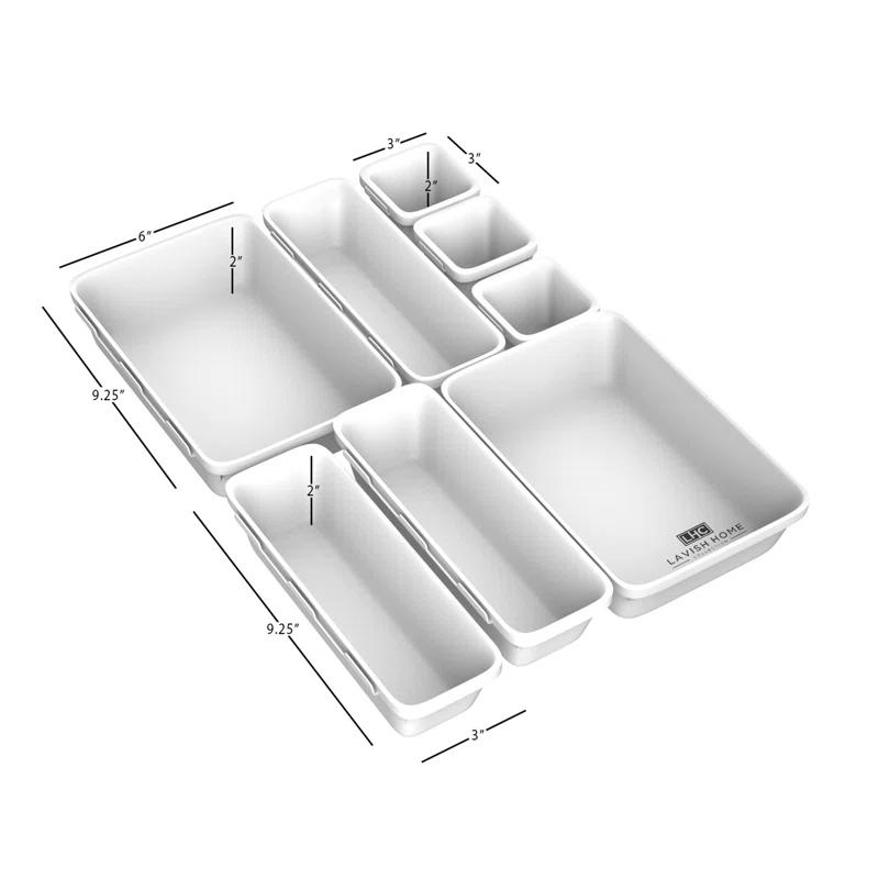 Rebrilliant Jabari 8 Piece Drawer Organizer Set