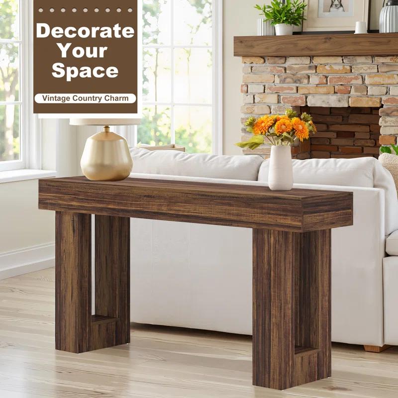 Millwood Pines 63 Inch Long Console Table Farmhouse Sofa Table