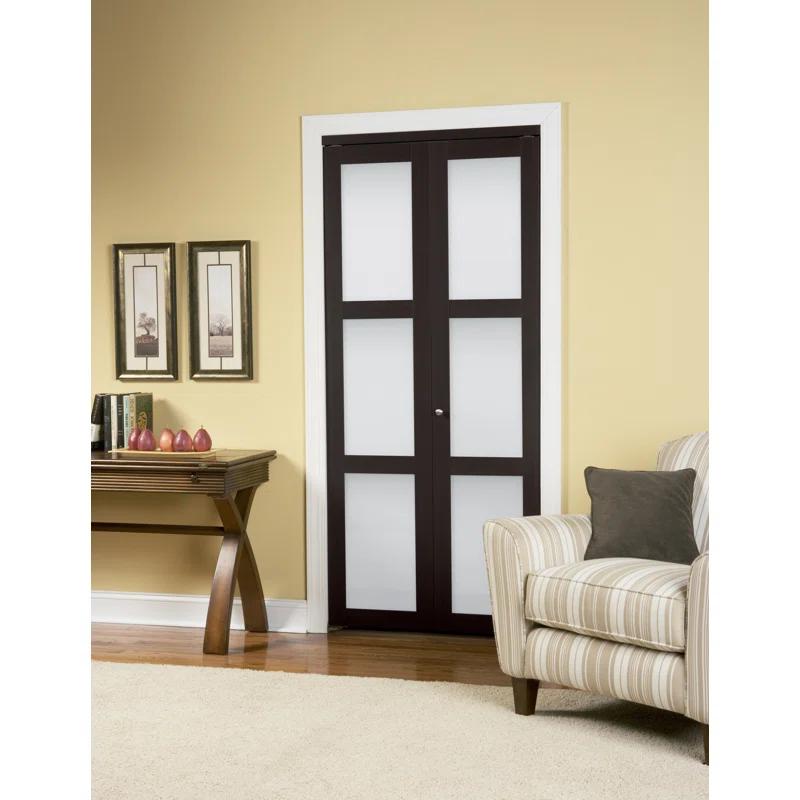 Renin Euro 3-Lite Glass Bi-Fold Door