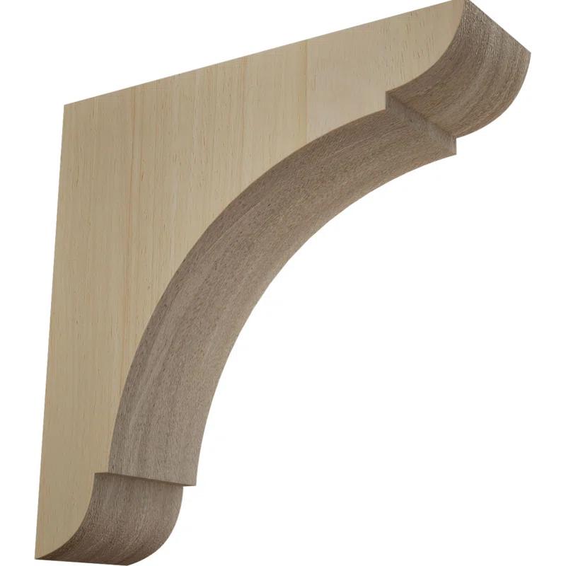 Ekena Millwork Olympic 6'' H x 1.75'' W x 6'' D Solid Wood Standard Bracket