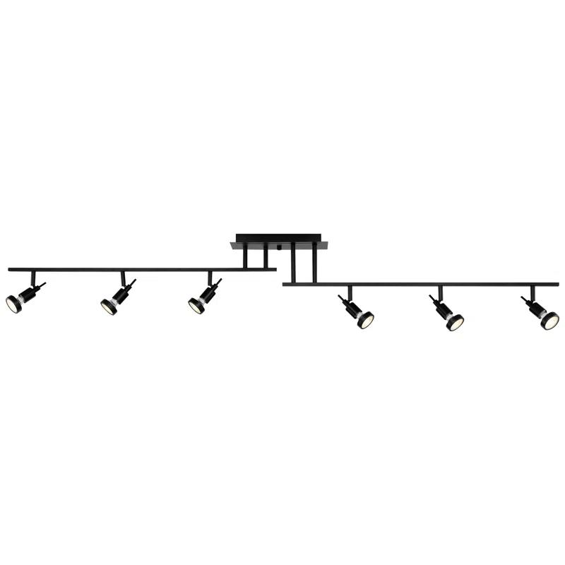 62'' 6 -Light Fixed Track Track Kit with Dimmable