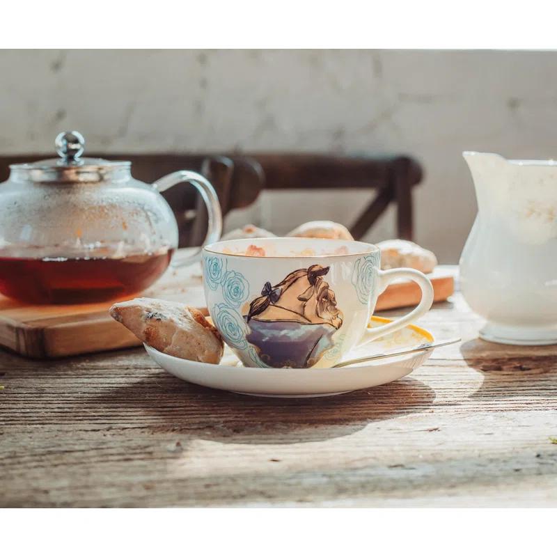 Silver Buffalo Bone China Teacup