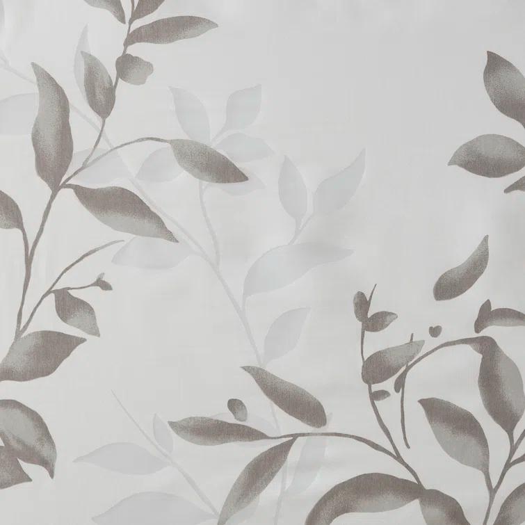 Madison Park Trent Botanical Burnout Floral Printed Shower Curtain