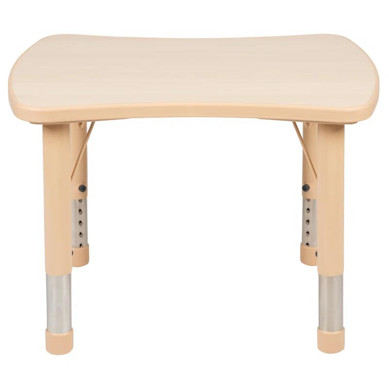 Flash Furniture Goddard Rectangle Plastic Adjustable Height Kids Activity Table & Reviews | Wayfair