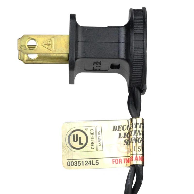 Northlight Seasonal 50ct Warm White LED Wide Angle Christmas Lights - 16.25 ft Black Wire