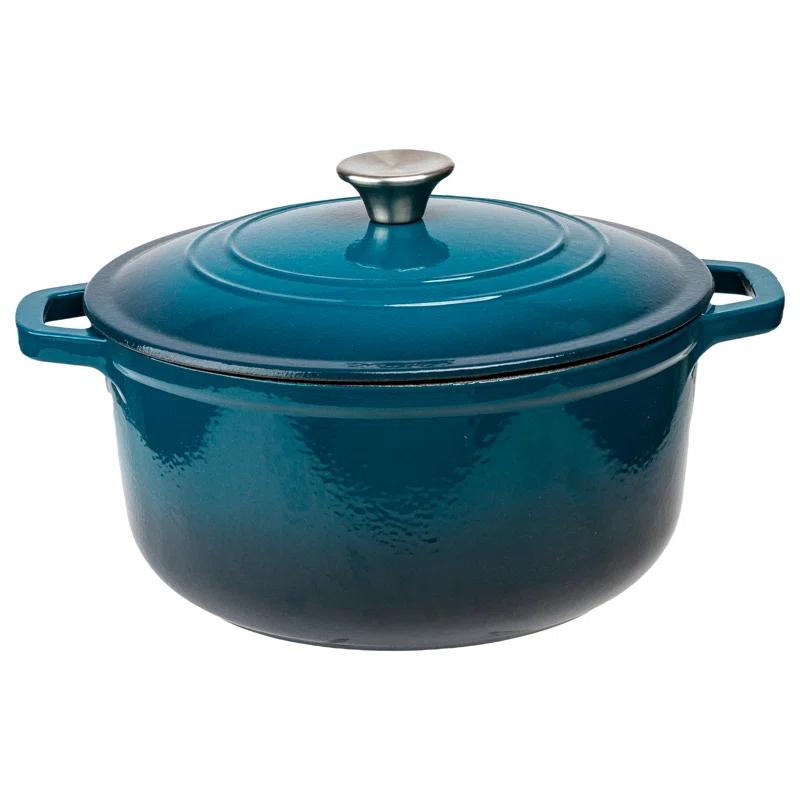 Lexi Home Enameled Cast Iron Round Dutch Oven