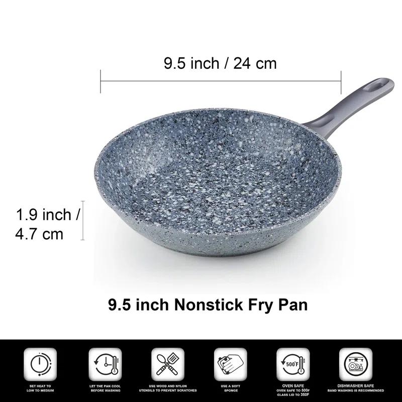 Cook N Home Aluminum Non-stick Frying Pan Omelette Pan