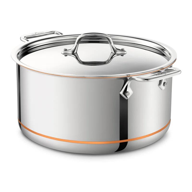 All Clad Copper Core 8 Qt. Stockpot with Lid