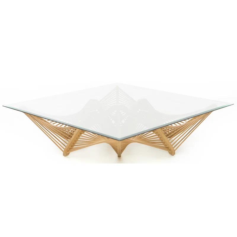 Oggetti Geo Glass Top Coffee Table