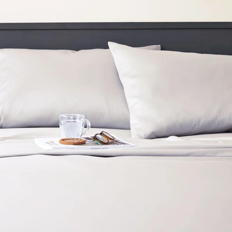 CLEAN DESIGN HOME Clean Design Home x Martex 400 Thread Count Satin Anti-Allergen Sheet Set