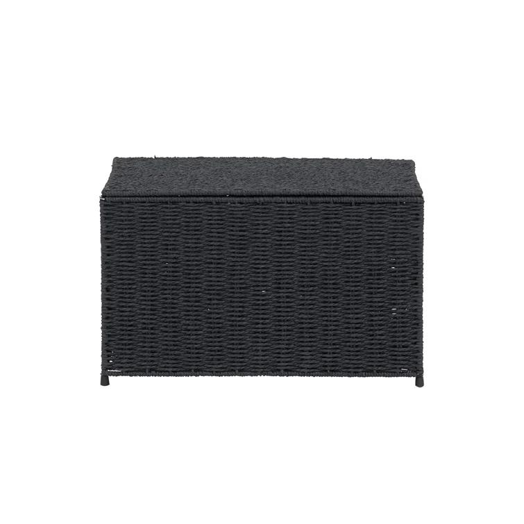 Household Essentials Woven Wicker Storage Chest