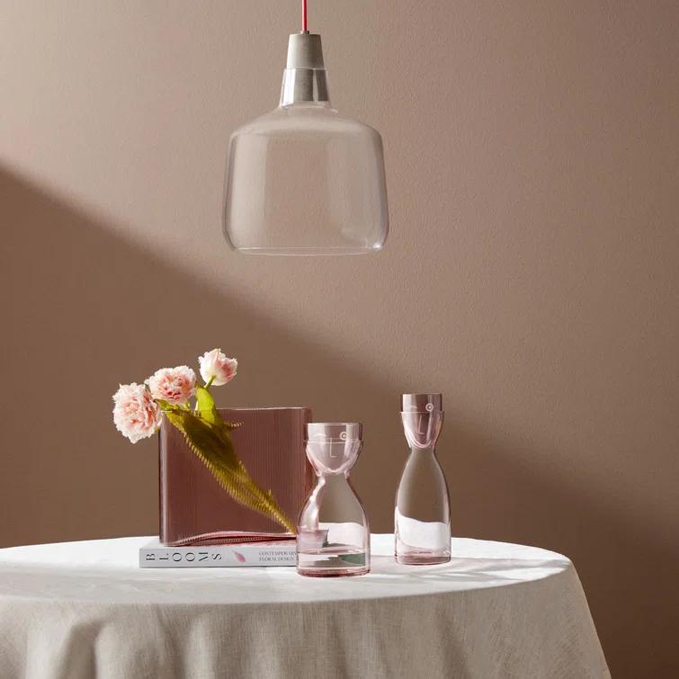 Mist Handmade Lead Free Crystal Table Vase