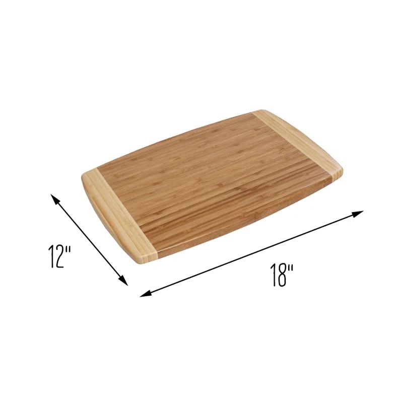 JOYCE CHEN Joyce Chen Large Burnished Bamboo Cutting Board, 10X15-Inch