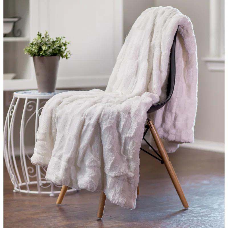 Chanasya Faux Fur Throw