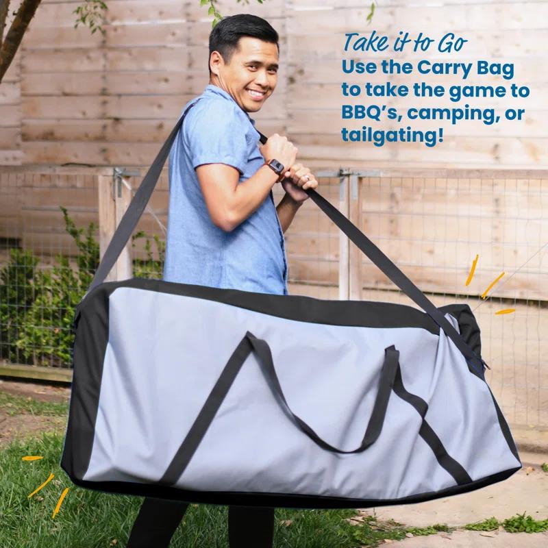 ECR4Kids ECR4Kids Jumbo 4-To-Score with Mesh Net and Carry Bag, Giant Game, Assorted